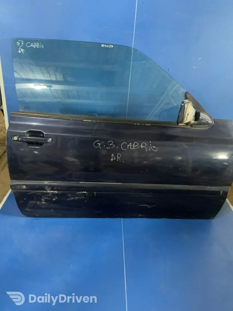 Ușă față - Culoare: Albastru, Parte montare: Dreapta față, Varianta: Cabrio - Volkswagen Golf 3 generation [1991 - 1998] Cabriolet