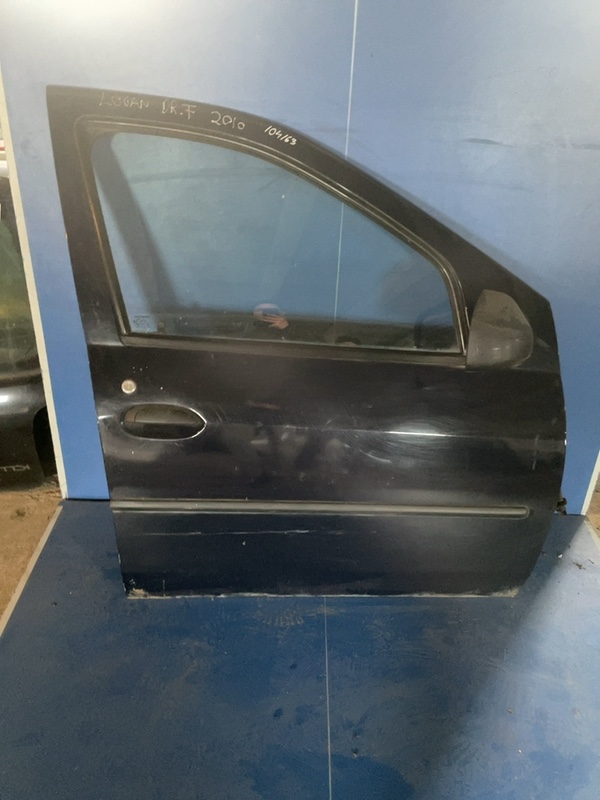 Ușă față - Culoare: Albastru, Parte montare: Dreapta față - Dacia Logan 1 generation [restyling] [2007 - 2012] Sedan
