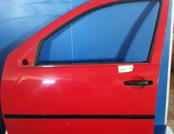 Ușă față - Culoare: Roșu, Parte montare: Stânga față - Volkswagen Golf 4 generation [1997 - 2006]