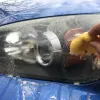 How to clean car headlights with lemon and baking soda