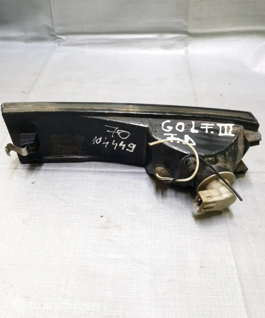 Semnalizator - Culoare: Gri închis, Parte montare: Dreapta față - Volkswagen Golf 3 generation [1991 - 1998]