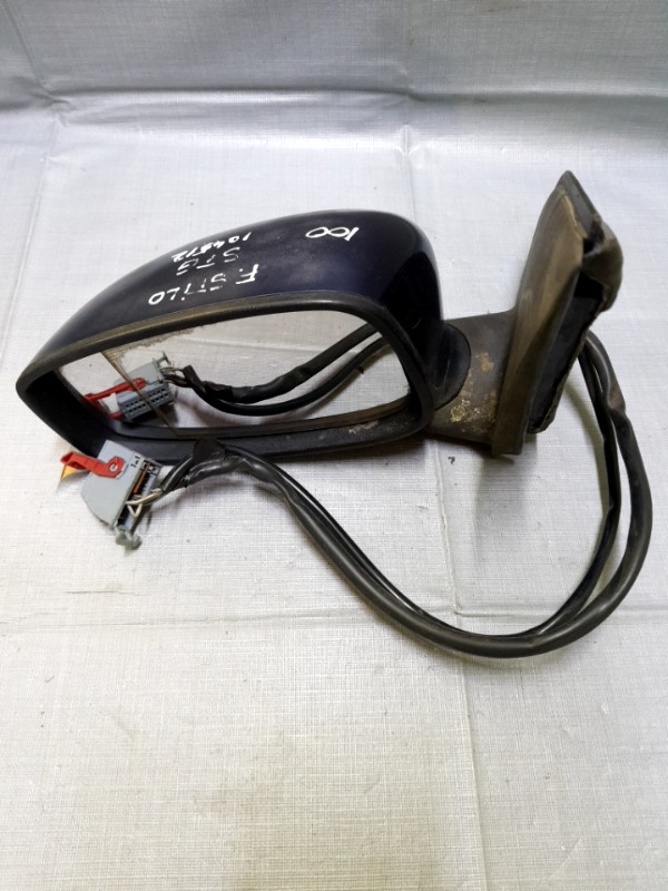 Oglindă  - Culoare: Albastru, Electric, Parte montare: Stânga față - Fiat Stilo 1 generation [2001 - 2010] Hatchback 3-doors