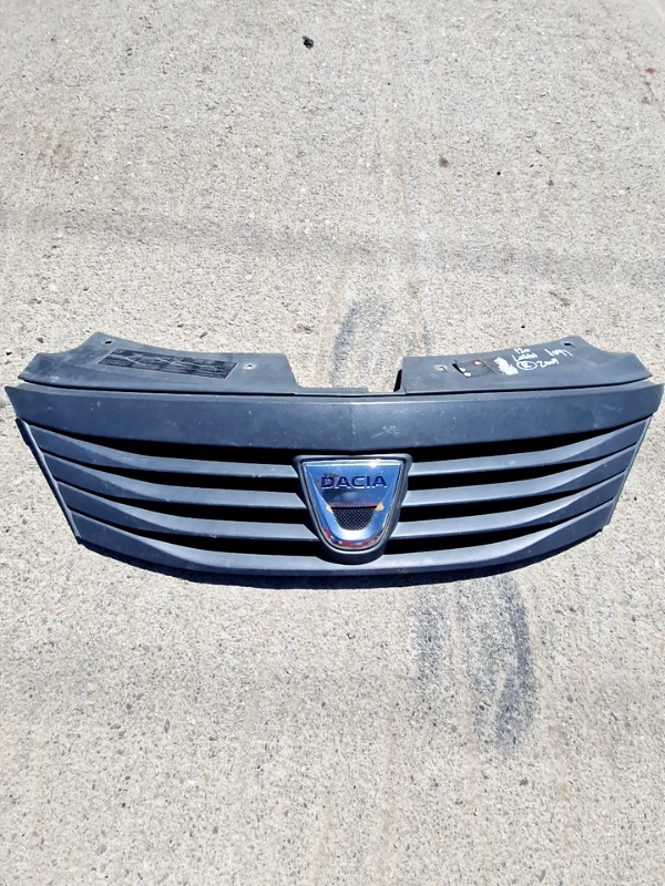 Grilă radiator - Culoare: Negru - Dacia Logan 1 generation [restyling] [2007 - 2012] Sedan