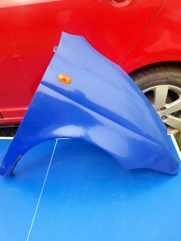 Aripă - Culoare: Albastru, Parte montare: Dreapta față - Daewoo Matiz 2 generation [2005 - 2009] Hatchback 5 doors 0.8 MT (52 hp)