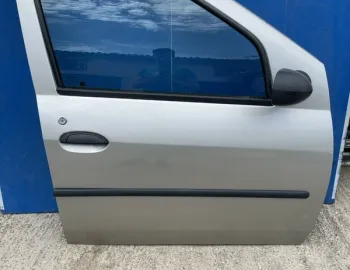 Ușă față - Culoare: Gri, Parte montare: Dreapta față, Varianta: Sedan - Dacia Logan 1 generation [2004 - 2008] Sedan 1.4 MT (75 hp)