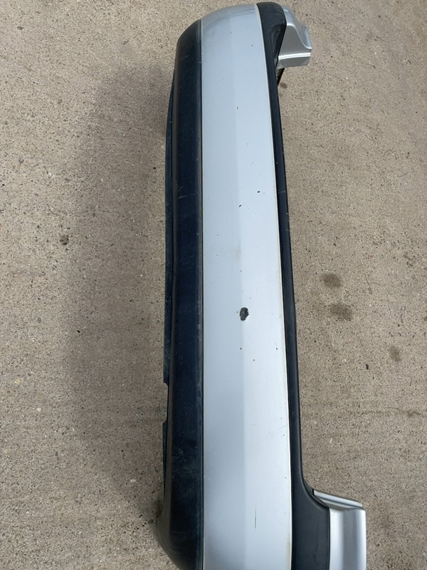 Bară protecție  - Culoare: Gri, Parte montare: Spate - Volkswagen Golf 4 generation [1997 - 2006] wagon