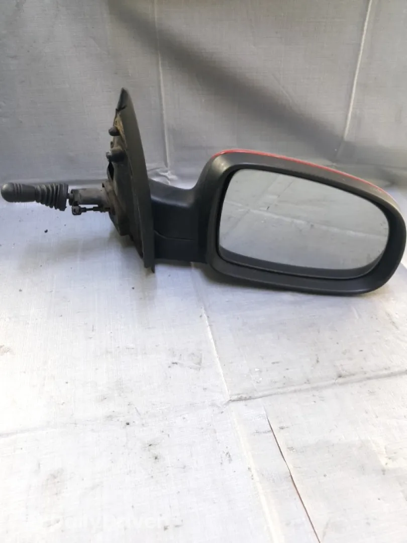 Oglindă  - Culoare: Roșu, Parte montare: Dreapta - Opel Corsa C [2000 - 2003] Hatchback 3-doors 1.0 MT (58 hp)