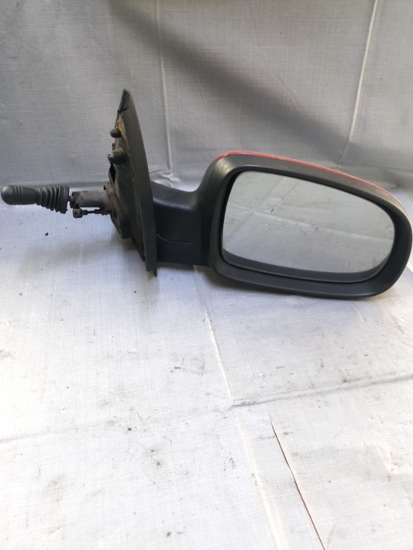 Oglindă  - Culoare: Roșu, Parte montare: Dreapta - Opel Corsa C [2000 - 2003] Hatchback 3-doors 1.0 MT (58 hp)