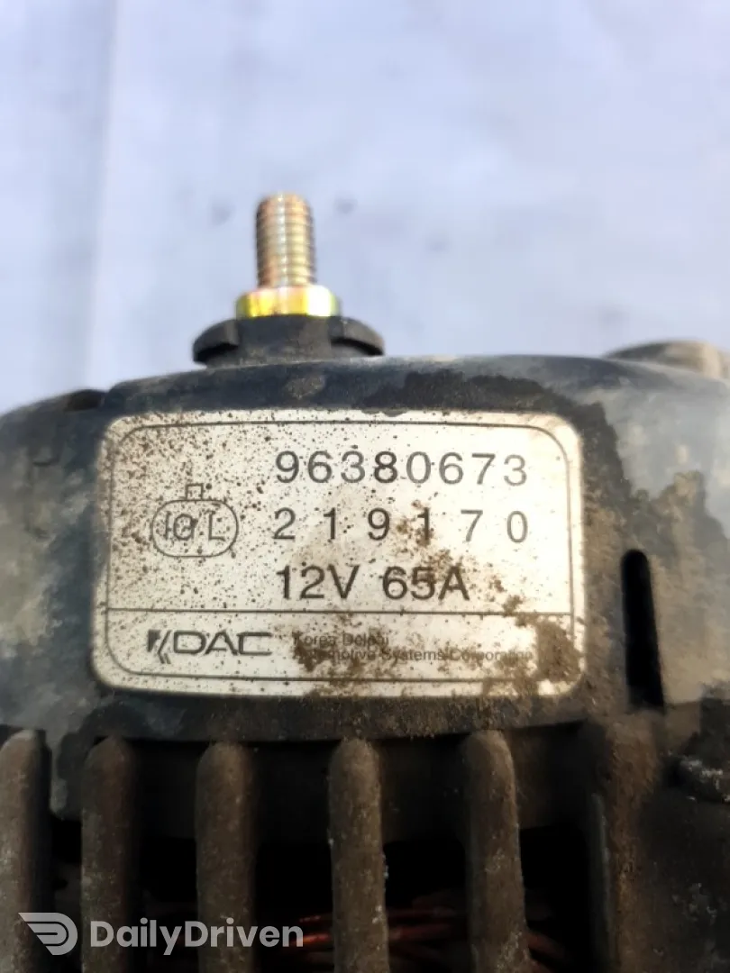 Alternator - Alte specificații: 65A - Daewoo Matiz 2 generation [2005 - 2009] Hatchback 5 doors 0.8 MT (52 hp)