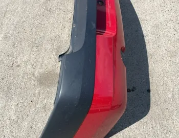Bară protecție  - Culoare: Roșu, Parte montare: Spate - Dacia Logan 1 generation [2004 - 2008] Sedan 1.4 MT (75 hp)