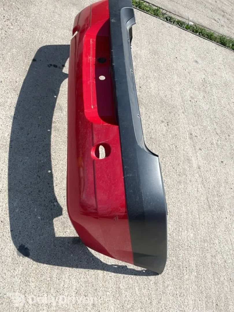 Bară protecție  - Culoare: Roșu, Parte montare: Spate - Dacia Logan 1 generation [2004 - 2008] Sedan 1.4 MT (75 hp)