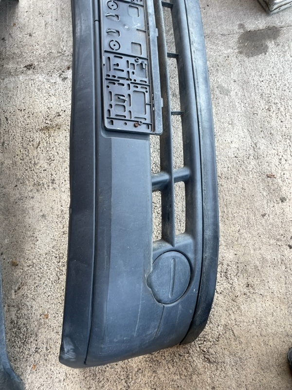 Bară protecție  - Culoare: Negru, Parte montare: Față - Renault Kangoo 1 generation [1998 - 2003]