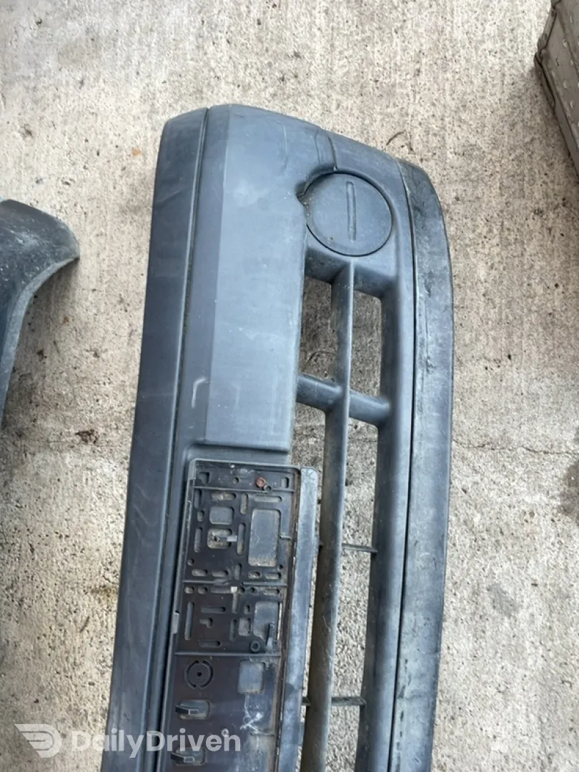 Bară protecție  - Culoare: Negru, Parte montare: Față - Renault Kangoo 1 generation [1998 - 2003]