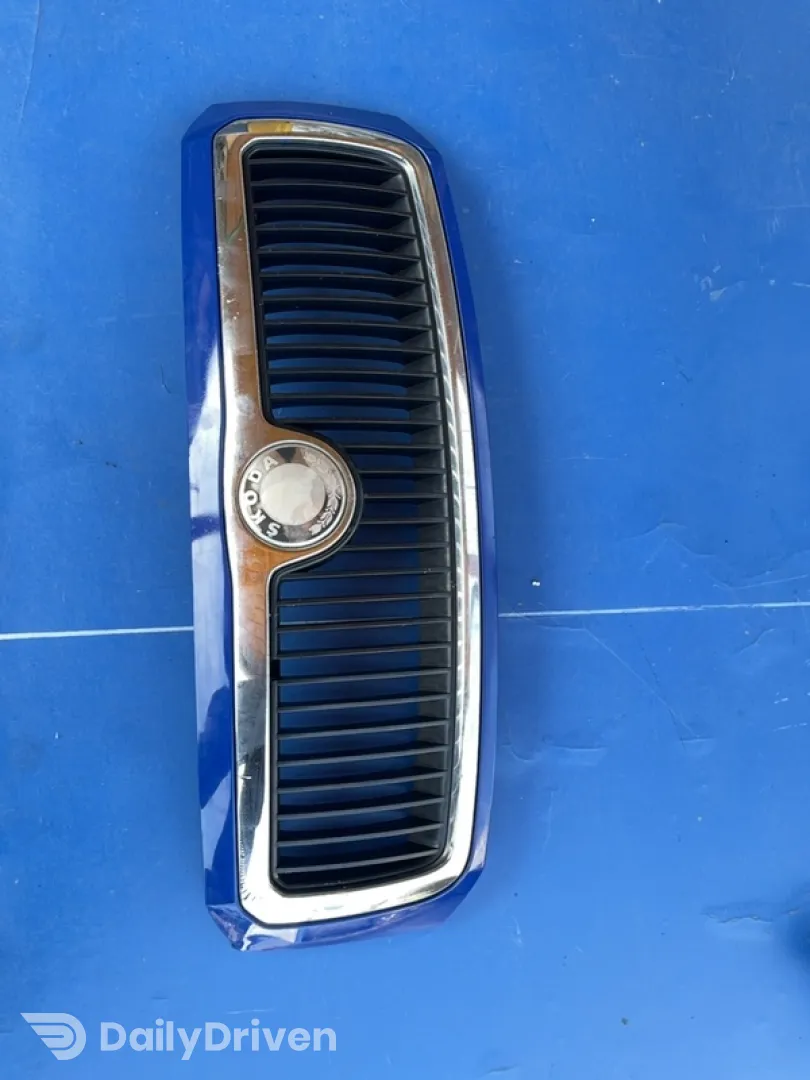 Grilă radiator - Culoare: Albastru - Skoda Fabia 1 generation [restyling] [2004 - 2007] wagon 5 doors 1.4 MT (80 hp)