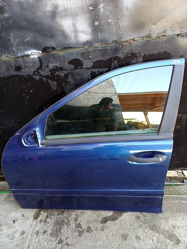 Ușă față - Culoare: Albastru, Parte montare: Stânga - Mercedes-Benz C-Class W203 [2000 - 2004] wagon 5-doors C 200 Kompressor AT (163 hp)