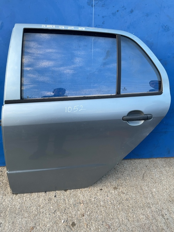 Ușă spate - Culoare: Gri, Parte montare: Stânga - Skoda Fabia 6Y [1999 - 2004] Hatchback 5-doors 1.2 MT (54 hp)