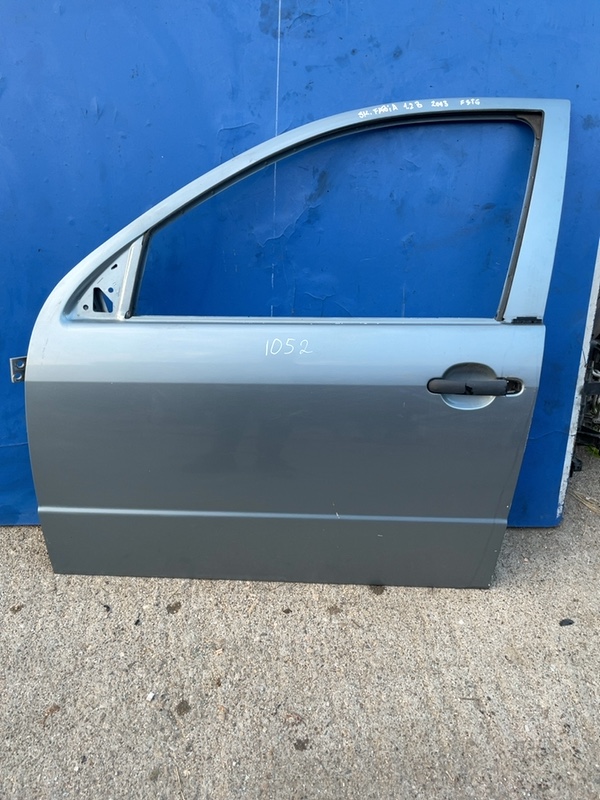 Ușă față - Culoare: Gri, Parte montare: Stânga - Skoda Fabia 6Y [1999 - 2004] Hatchback 5-doors 1.2 MT (54 hp)