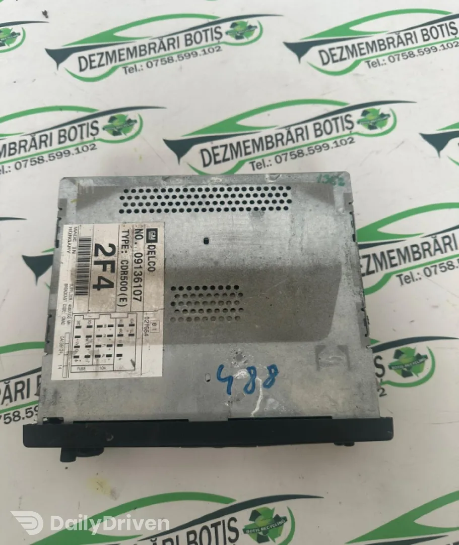 Radiocasetofon 09136107 Opel Astra G [1998 - 2009] Hatchback 5-usi 1.6 MT (75 hp)