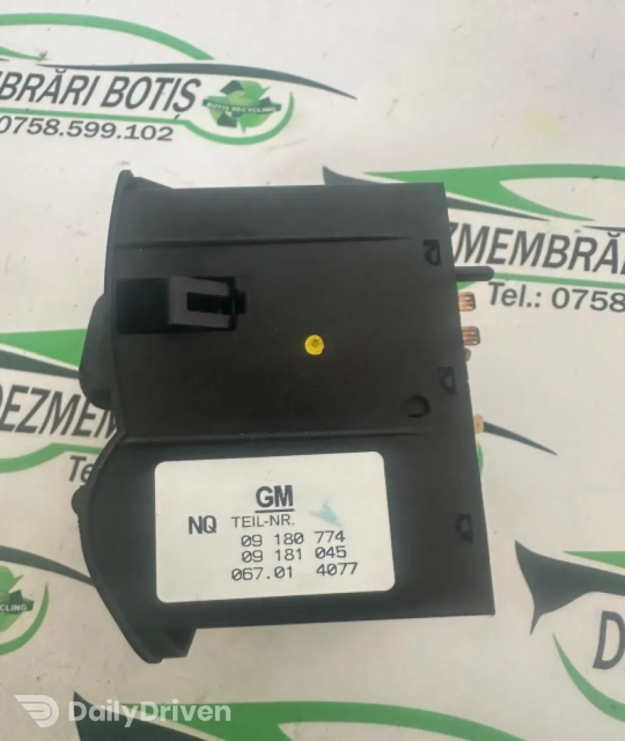 Buton reglaj faruri 09180774 Opel Astra G [1998 - 2009] Hatchback 5-usi 1.6 MT (75 hp)