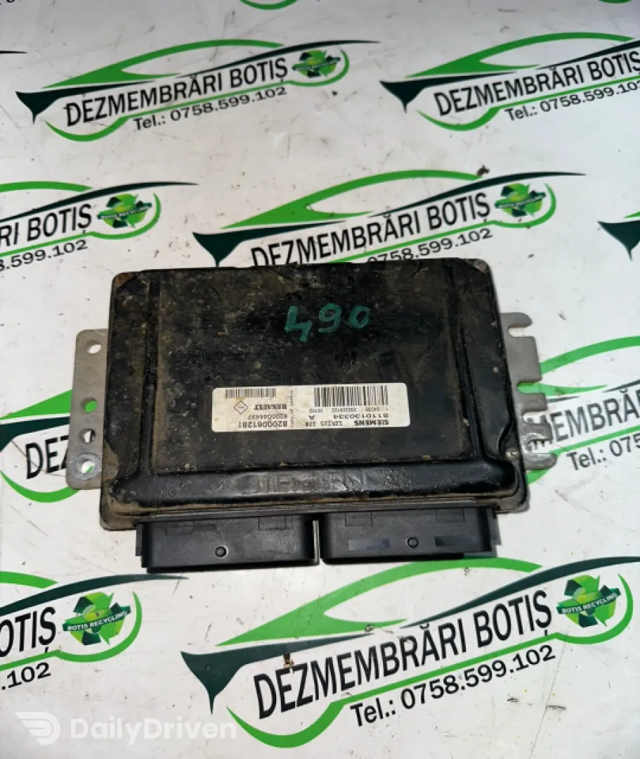 Calculator motor ECU 8200061281 Renault Clio 2 [1998 - 2005] Hatchback 5-usi 1.2 MT (75 hp)