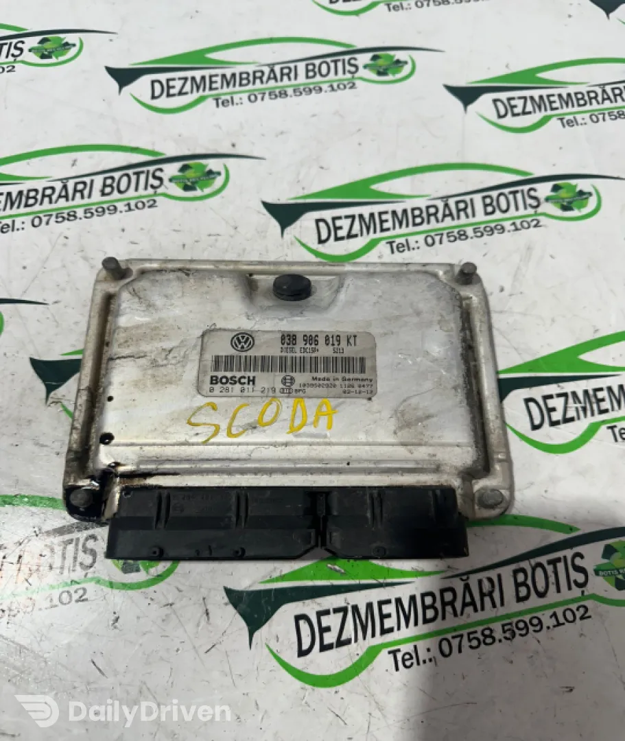 Calculator motor ECU 038 906 019 KT Skoda Fabia 6Y [1999 - 2004] Combi wagon 5-usi 1.9 TDI MT (101 hp)