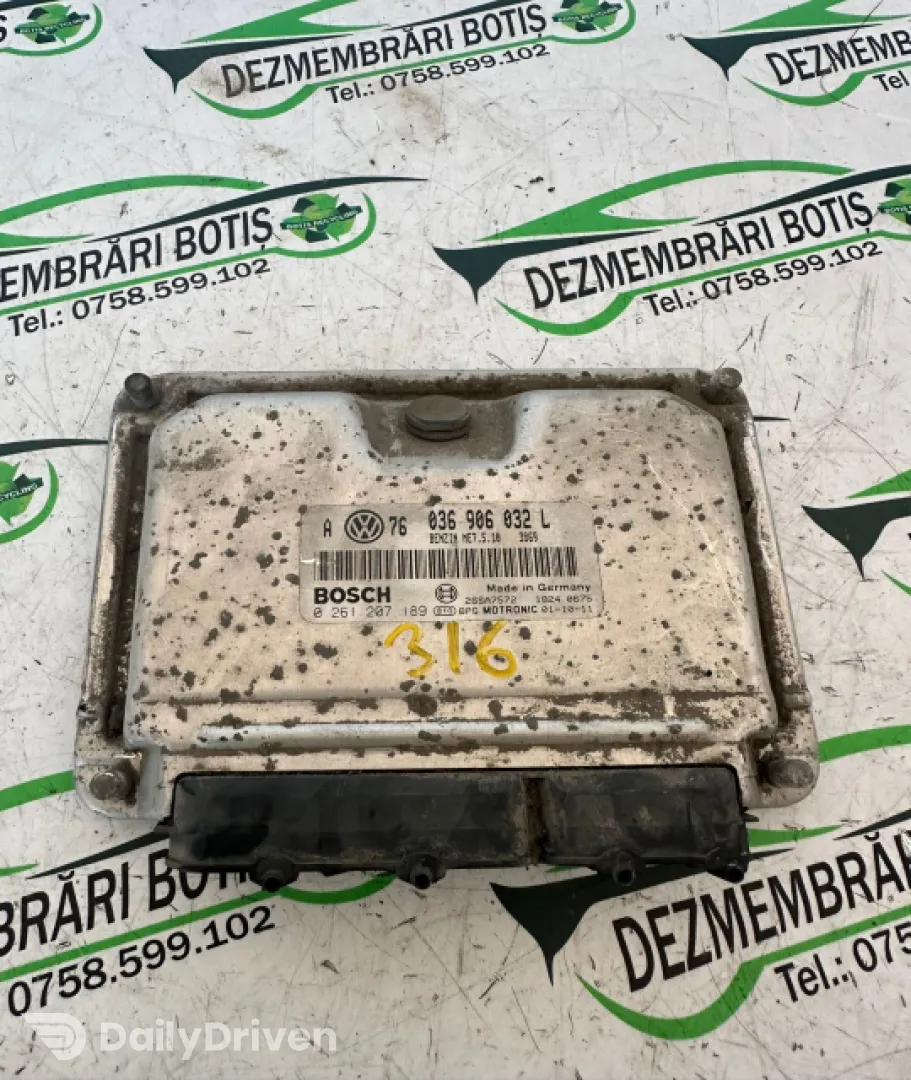 Calculator motor ECU 036 906 032 L Volkswagen VW Golf 4 [1997 - 2006] Hatchback 5-usi 1.4 MT (75 hp)