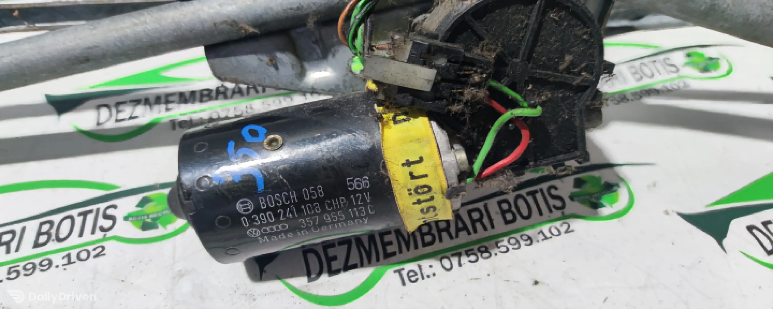Ansamblu stergatoare parbriz volan pe stanga