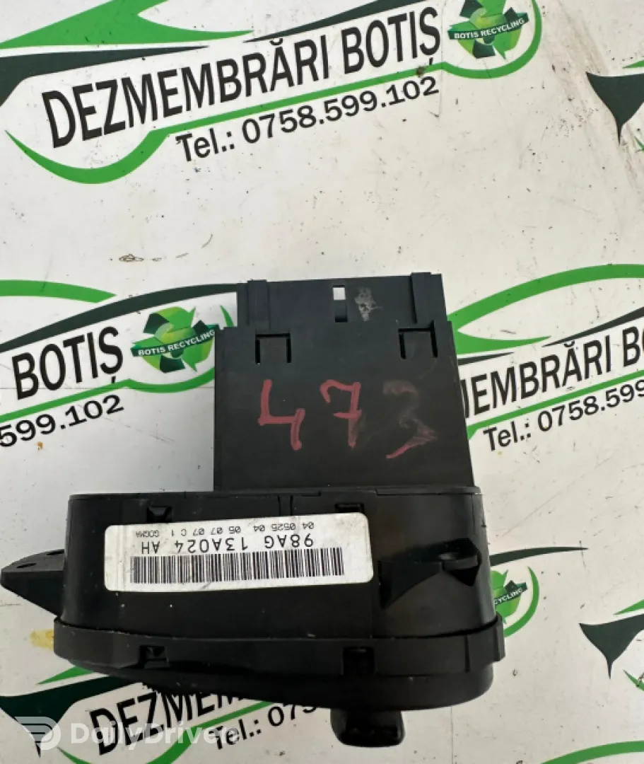 Buton reglaj faruri si intensitate lumini bord 98AG13A024AH Ford Focus  [1998 - 2004] Hatchback 3-usi 1.6 MT (98 hp)