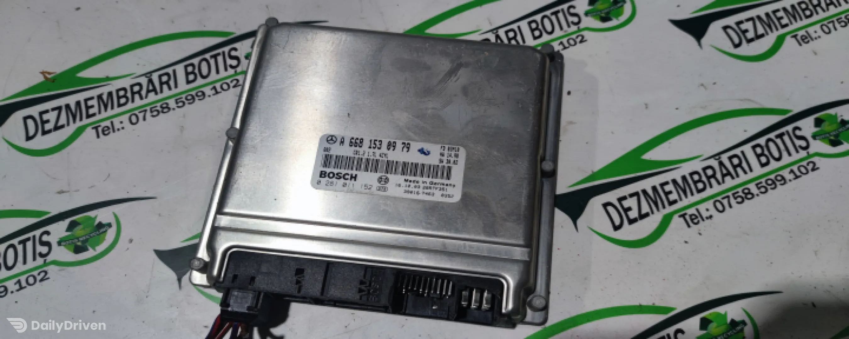 Calculator motor ECU A 668 153 09 79 Mercedes-Benz A-Class W168 [1997 - 2001] Hatchback