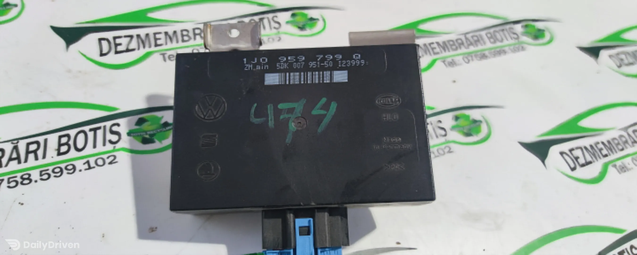 Modul confort 1j0 959 799 q Volkswagen VW Golf 4 [1997 - 2006] Hatchback 5-usi 1.4 MT (75 hp)