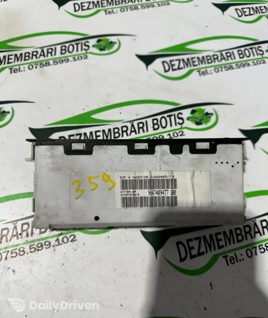 Display bord 9647409477B00 Citroen C3  [2002 - 2010] Hatchback 1.4 HDi MT (68 hp)