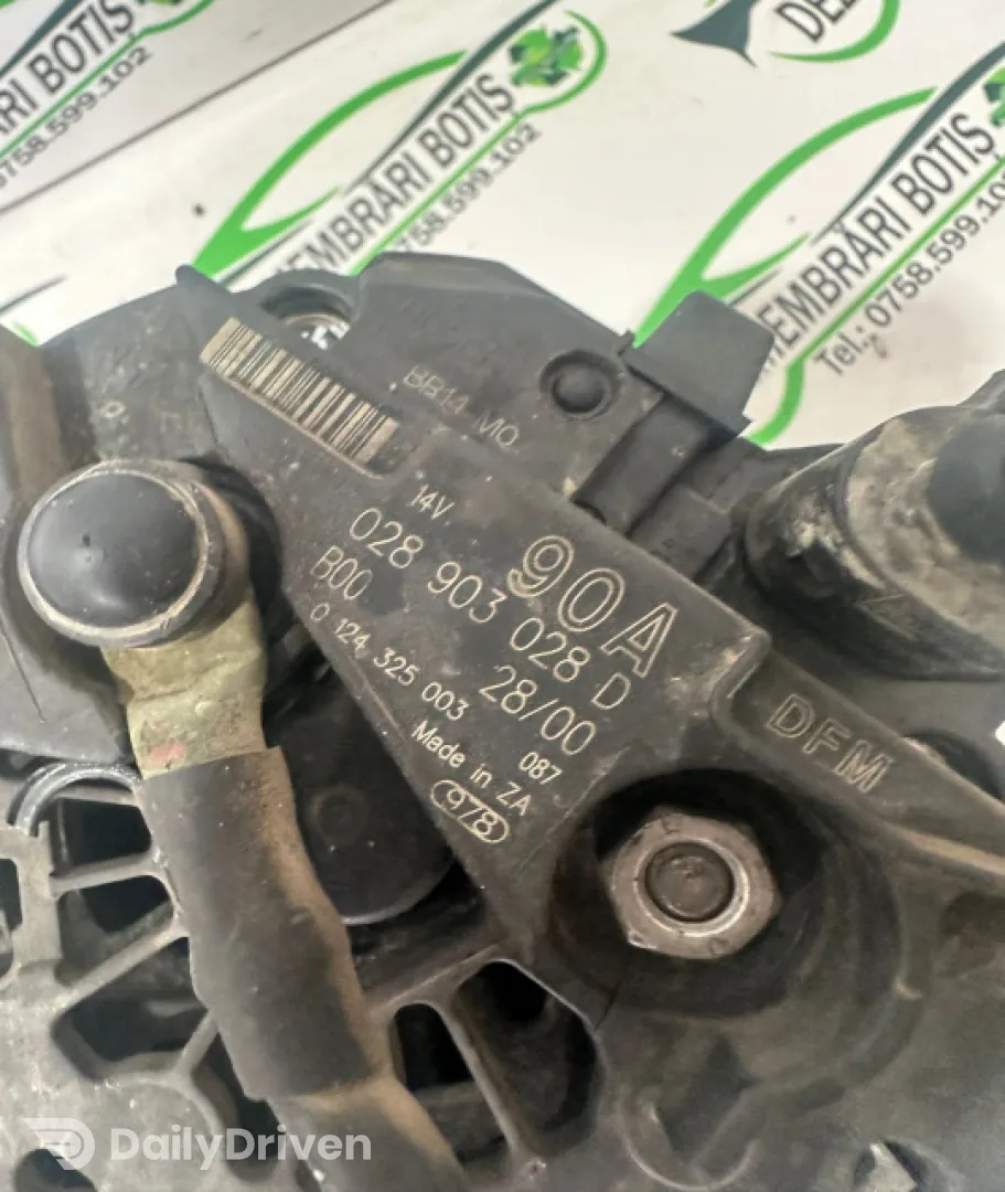 Alternator 028 903 028 D Volkswagen VW Polo 3 6N [facelift] [2000 - 2002] Hatchback 5-usi 1.4 MT (60 hp)
