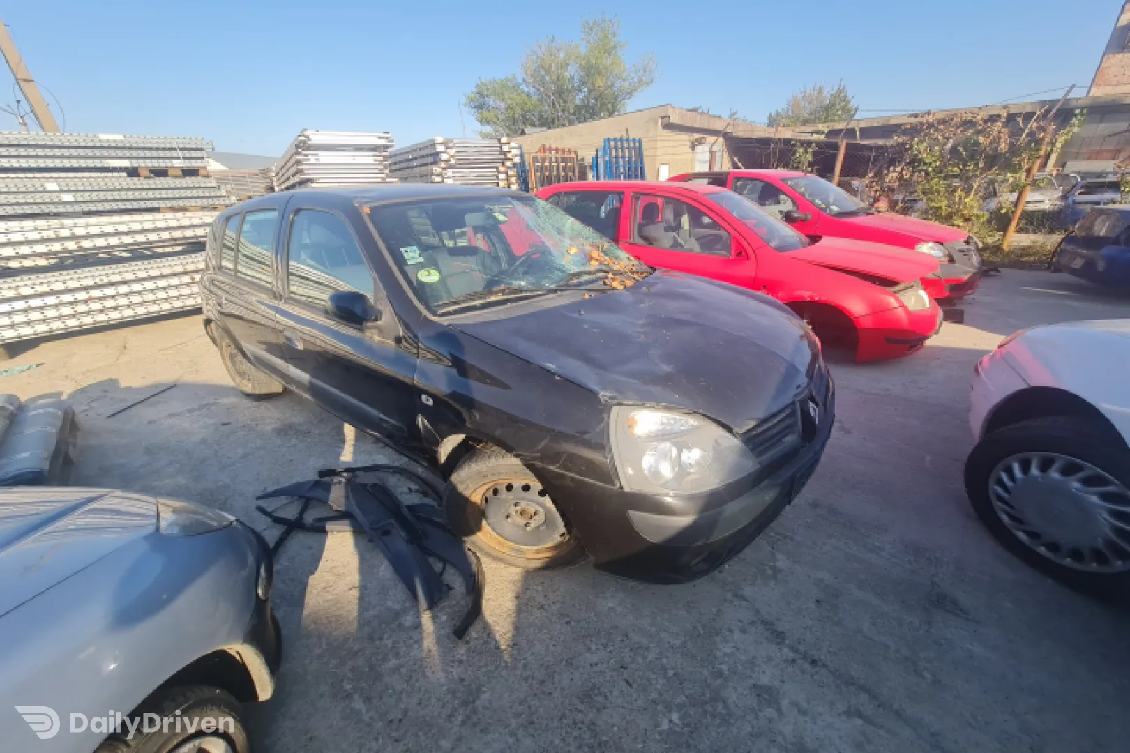 Parasolar stanga Renault Clio 2 [facelift] [2001 - 2005] Hatchback 5-usi 1.5 dCi MT (65 hp)