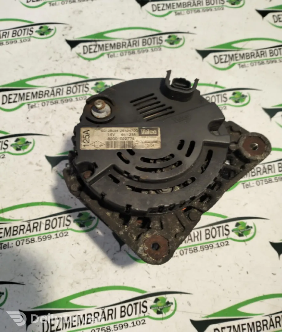 Alternator 8200 022774 Renault Clio 2 [facelift] [2001 - 2005] Hatchback 5-usi 1.5 dCi MT (65 hp)