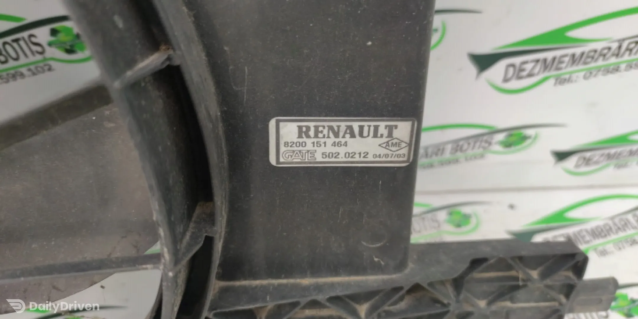 Electroventilator racire motor 8200 151 464 Renault Megane 2 [2002 - 2006] wagon 1.5 dCi MT (82 hp)