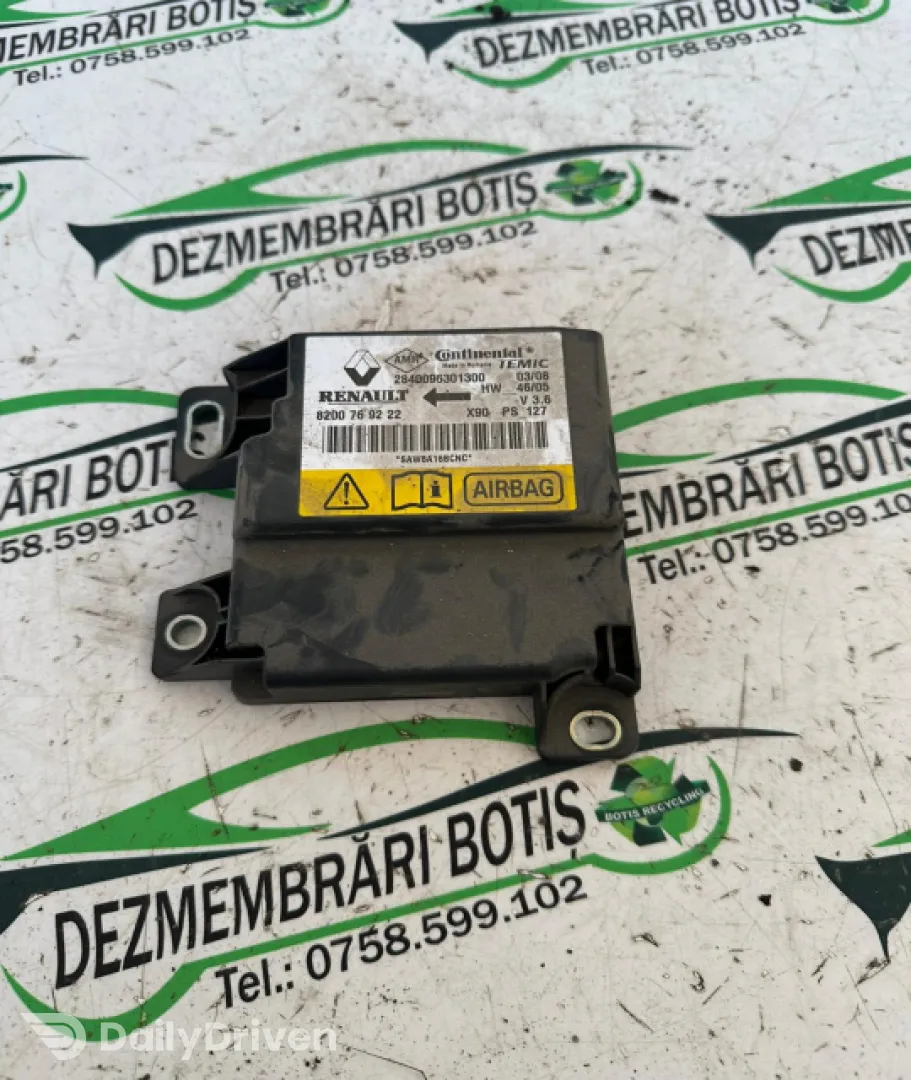 Calculator airbag 8200 307 188 Dacia Logan  [2004 - 2008] Sedan 1.4 (85 hp)