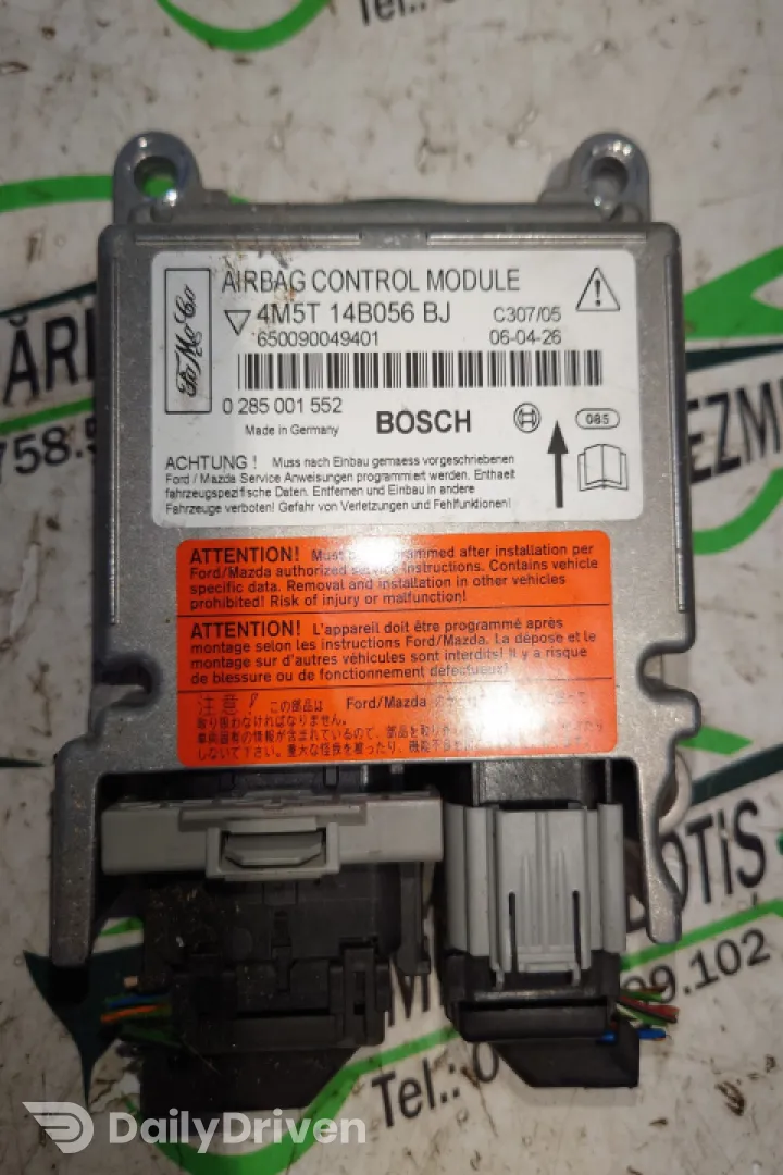 Calculator airbag 0 285 001 552 Ford Focus 2 [2004 - 2008] Hatchback 5-usi 1.6 TDCi MT (109 hp)