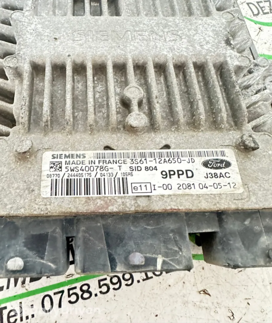 Calculator motor ECU 5WS40078G-T Ford Fiesta 5 [2001 - 2007] Hatchback 3-usi 1.4 TDCi MT (68 hp)