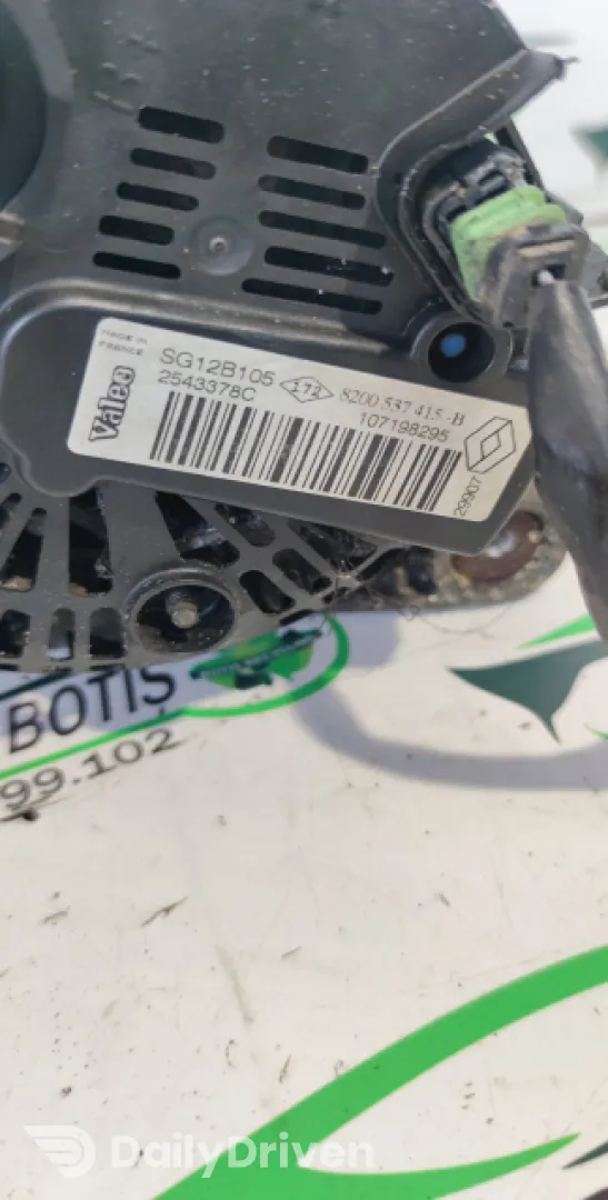 Alternator 8200537415 B Rupta mufa Dacia Logan  [facelift] [2007 - 2012] MCV wagon 1.5 D MT (86 hp)