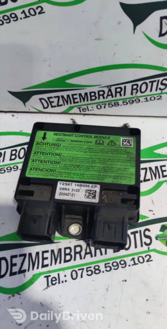 Calculator airbag 2S6T 14B056 EP Ford Fiesta 5 [2001 - 2007] Hatchback 3-usi 1.4 TDCi MT (68 hp)