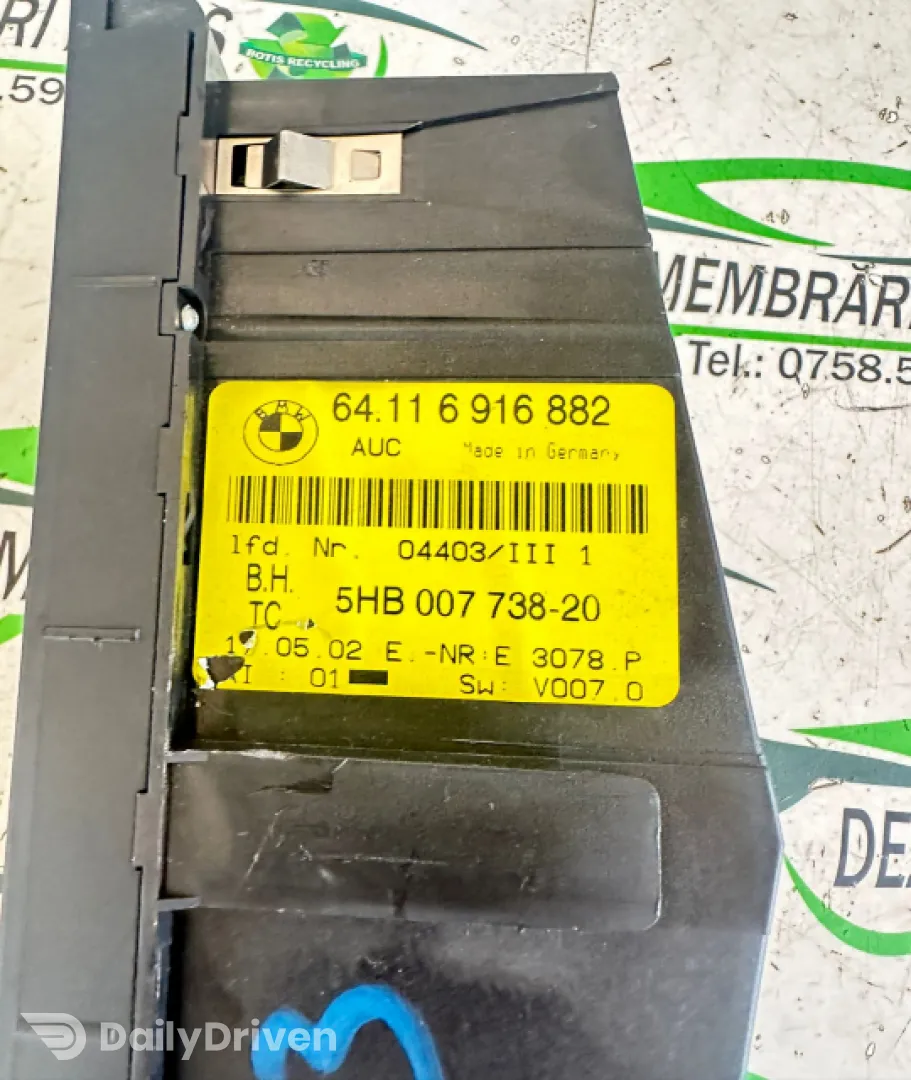 Comanda AC 64.11 6 916 882 BMW Seria 3 E46 [1997 - 2003] Sedan 4-usi 318i AT (118 hp)