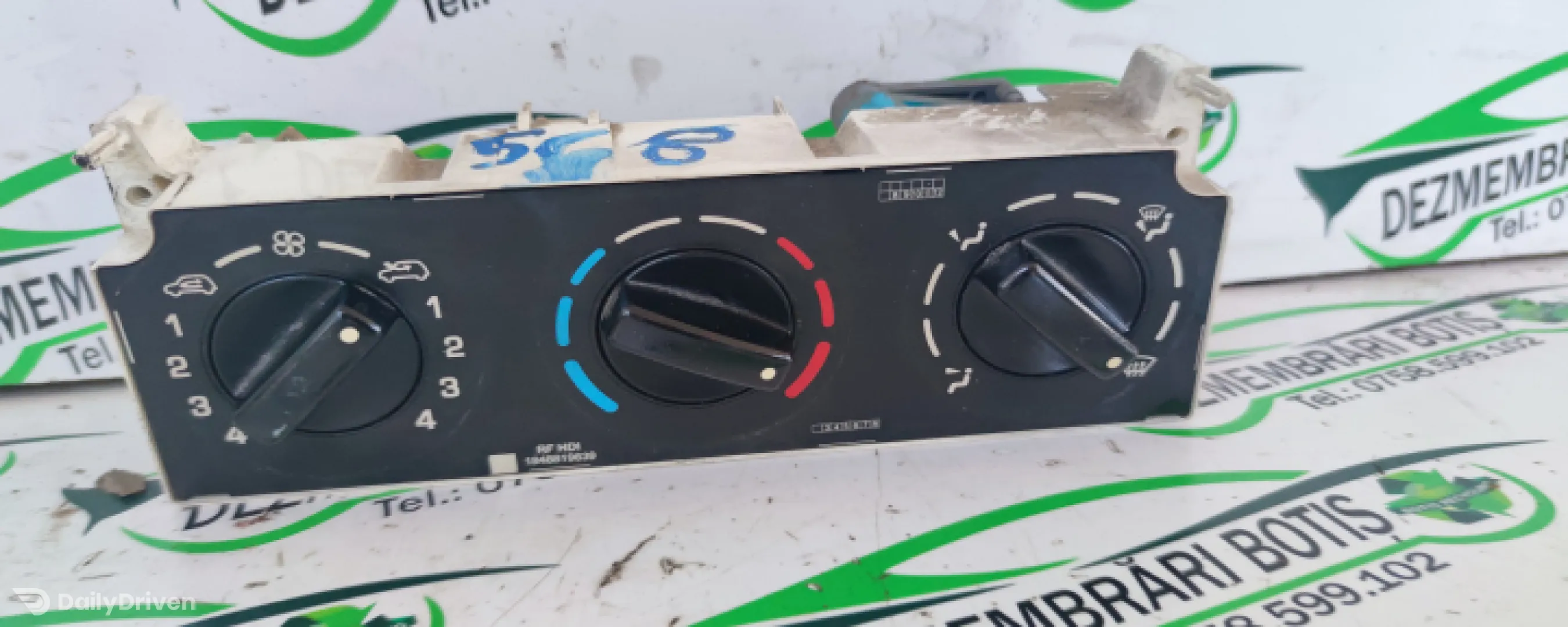 Comanda ventilatie Citroen Berlingo  [facelift] [2002 - 2012] First minivan 1.6 MT (110 hp)