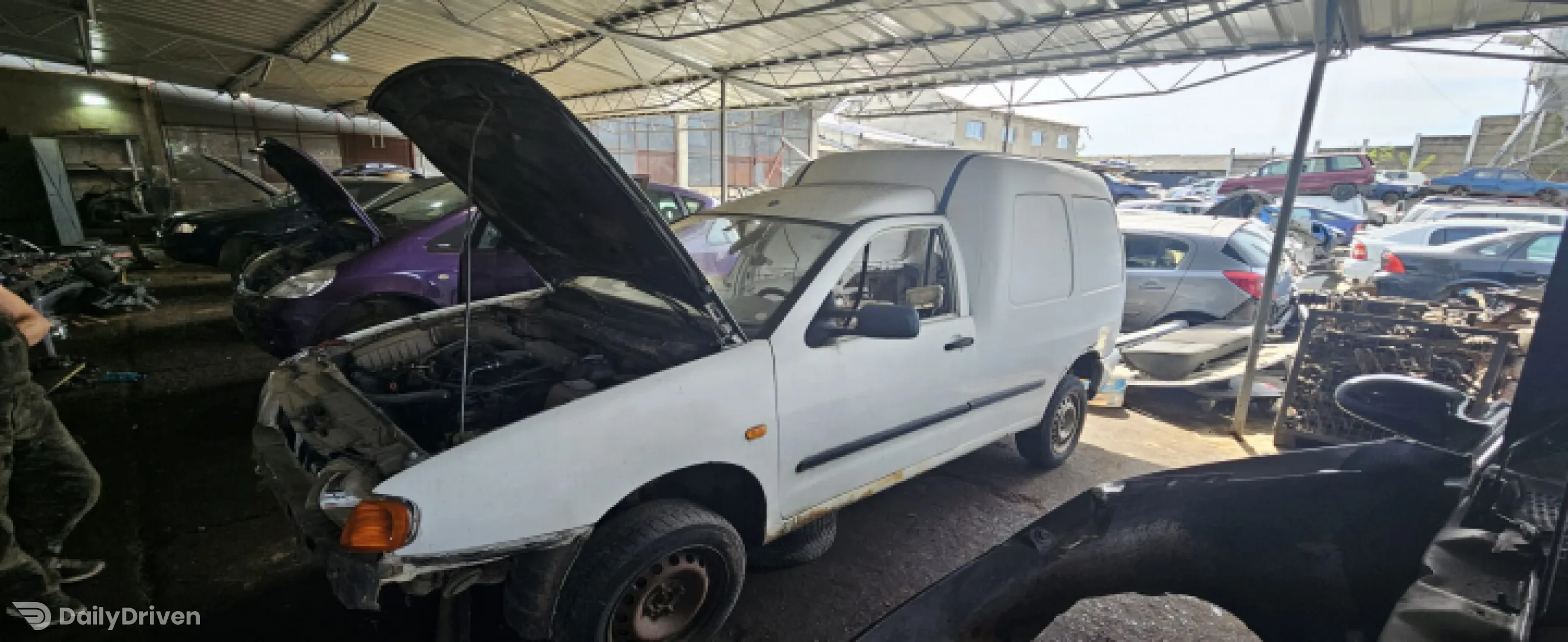 Far dreapta /626 Volkswagen VW Caddy 2 [1995 - 2004] Pickup 1.9 D MT (64 hp)