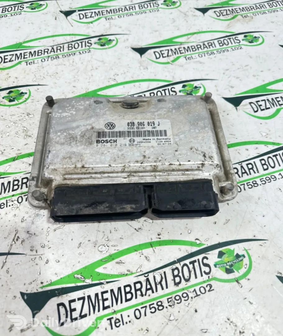 Calculator motor ECU 038 906 019 J Volkswagen VW Sharan  [facelift] [2000 - 2003] Minivan 1.9 TDI MT (115 hp)