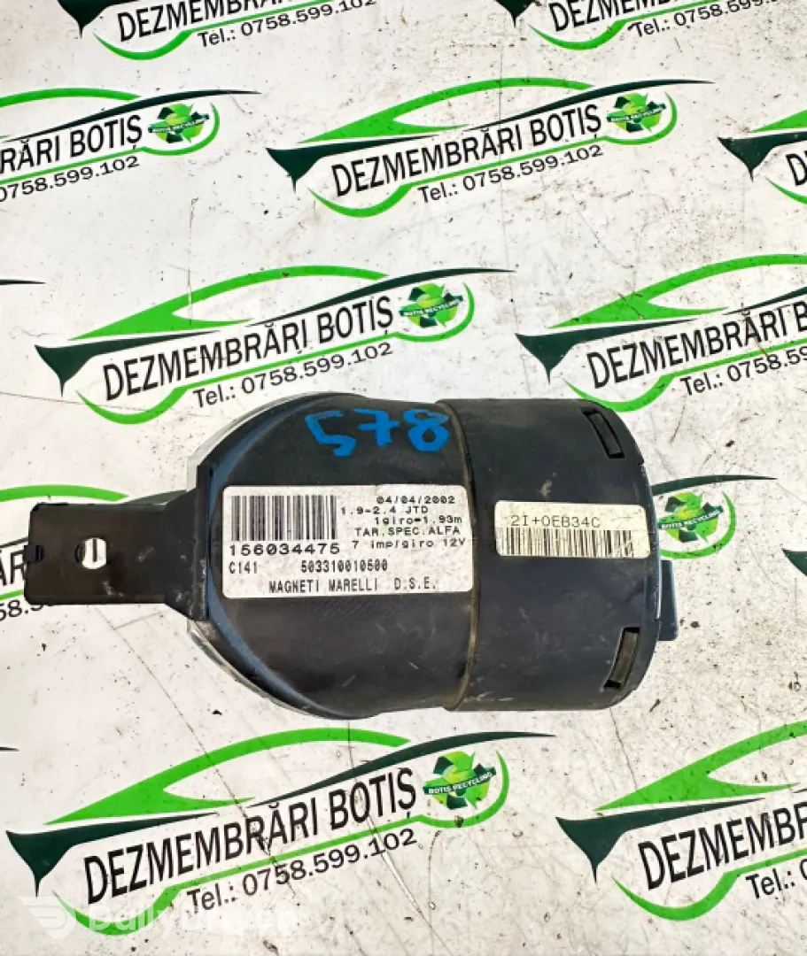 Ceasuri bord Alfa Romeo 156 932 [facelift] [2002 - 2007] Sedan 4-usi 1.9 JTD MT (116 hp)