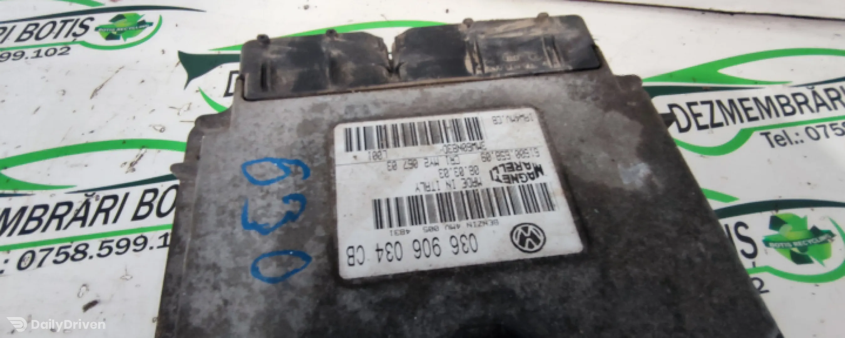 Calculator motor ECU 036 906 034 CB Skoda Fabia 6Y [1999 - 2004] Combi wagon 5-usi 1.4 MT (75 hp)