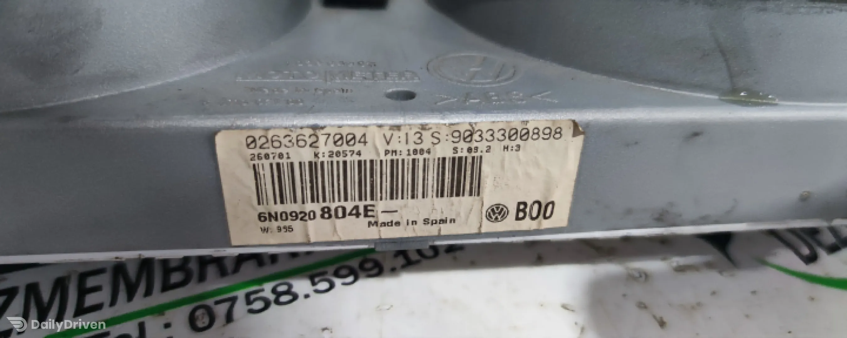 Ceasuri bord /646 6N0920804E Volkswagen VW Polo 3 6N [1994 - 2001] Hatchback 3-usi