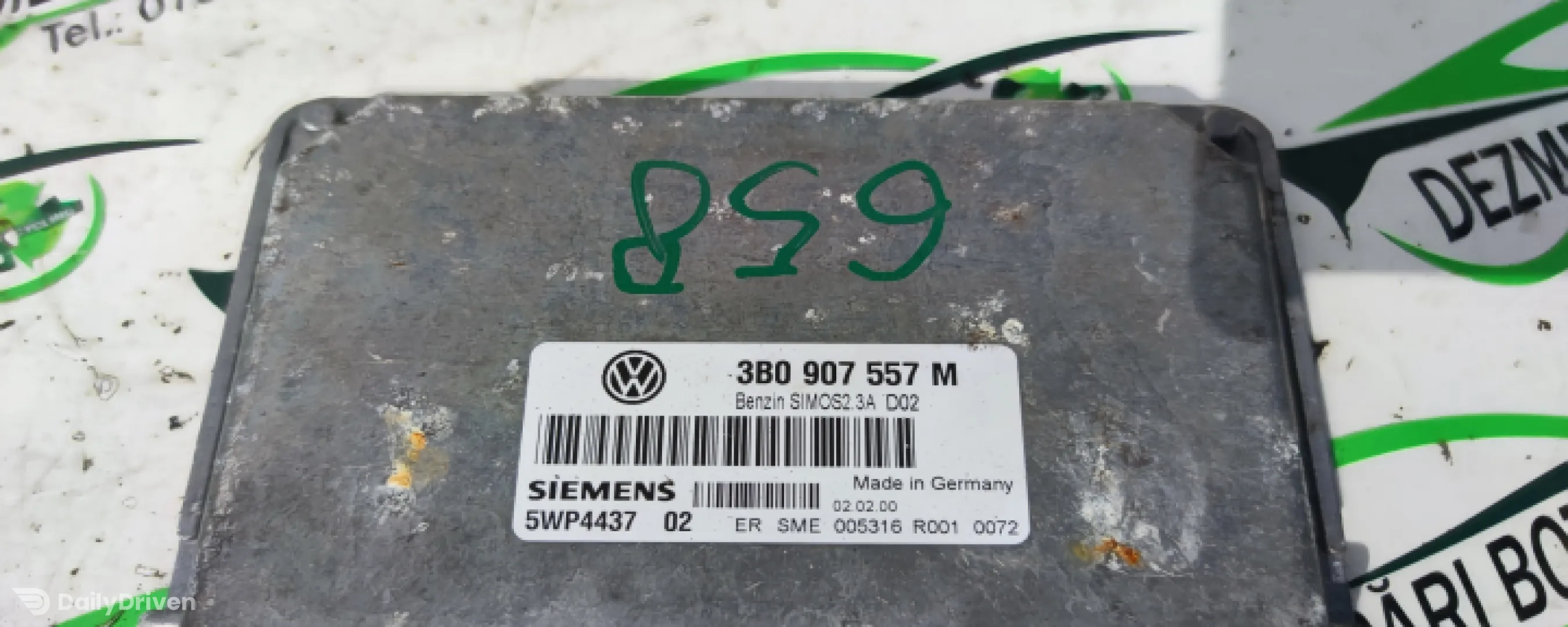 Calculator motor ECU /658 3B0 907 557 M Volkswagen VW Passat B5 [1996 - 2000] wagon 1.6 MT (101 hp)