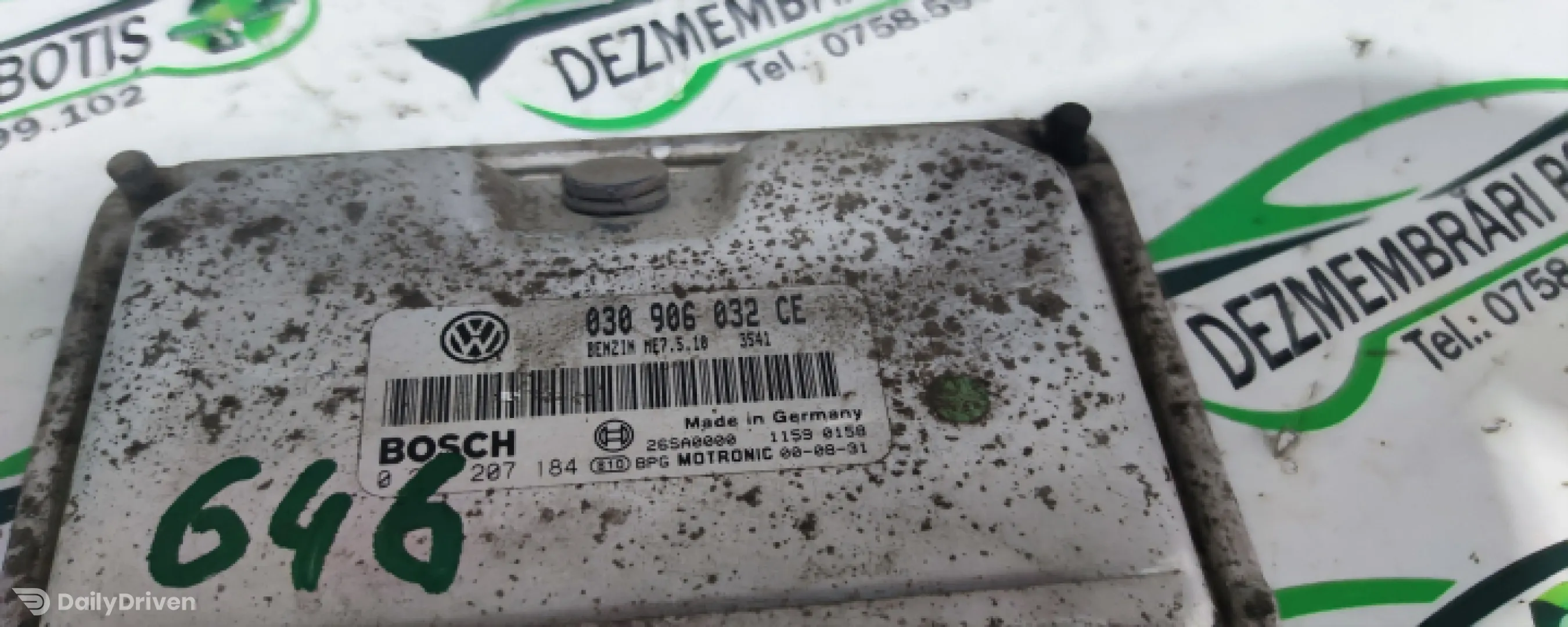 Calculator motor ECU 030 906 032 CE Volkswagen VW Polo 3 6N [1994 - 2001] Hatchback 3-usi