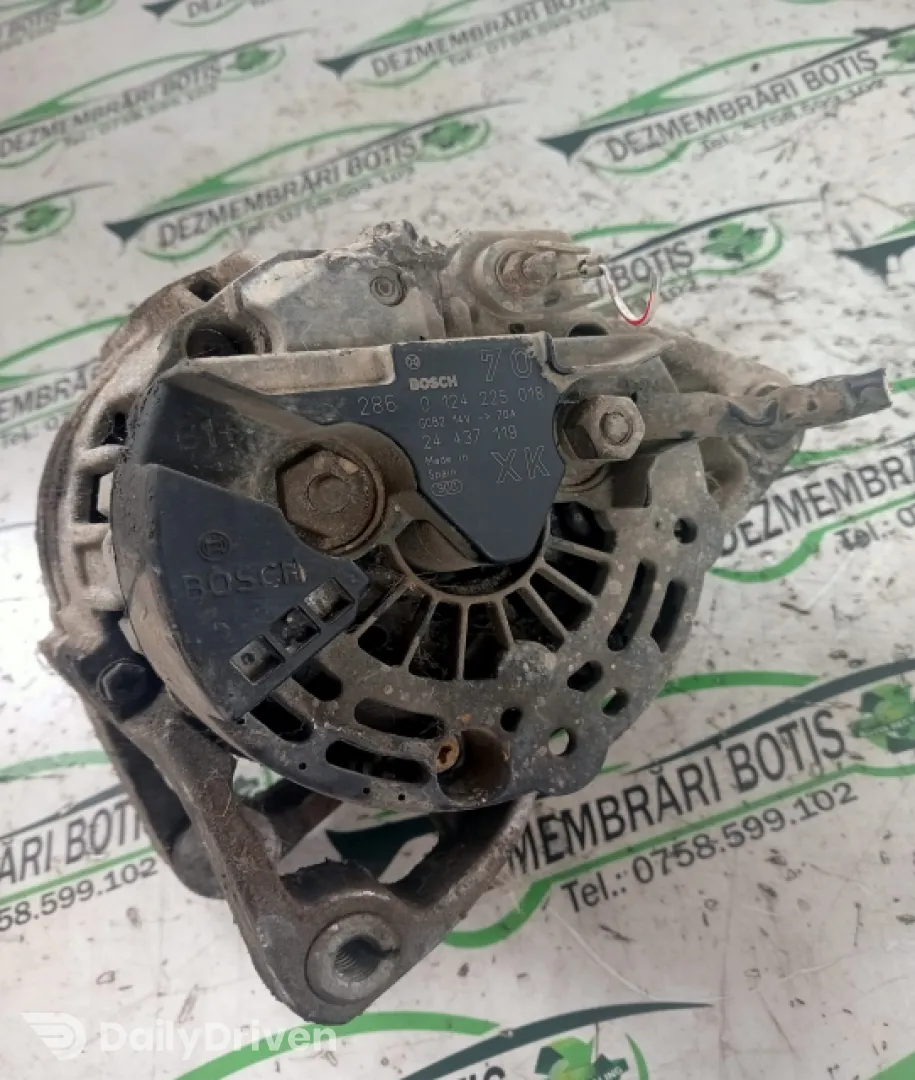 Alternator 0 124 225 018 Opel Agila  [2000 - 2003] Minivan 1.2 MT (75 hp)